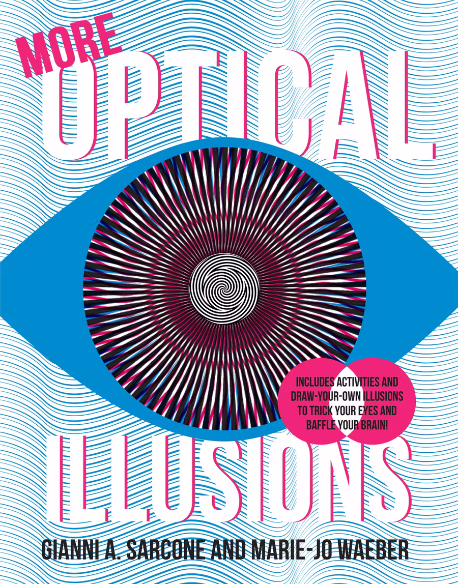 More Optical Illusions – non-fiction cover design by Victoria Vassiades