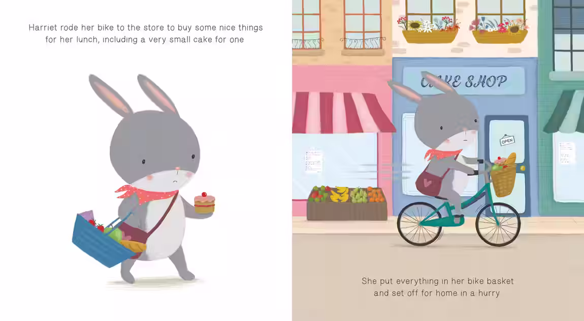 Hurry Home, Harriet – picture book design by Victoria Vassiades, image 2 of 4