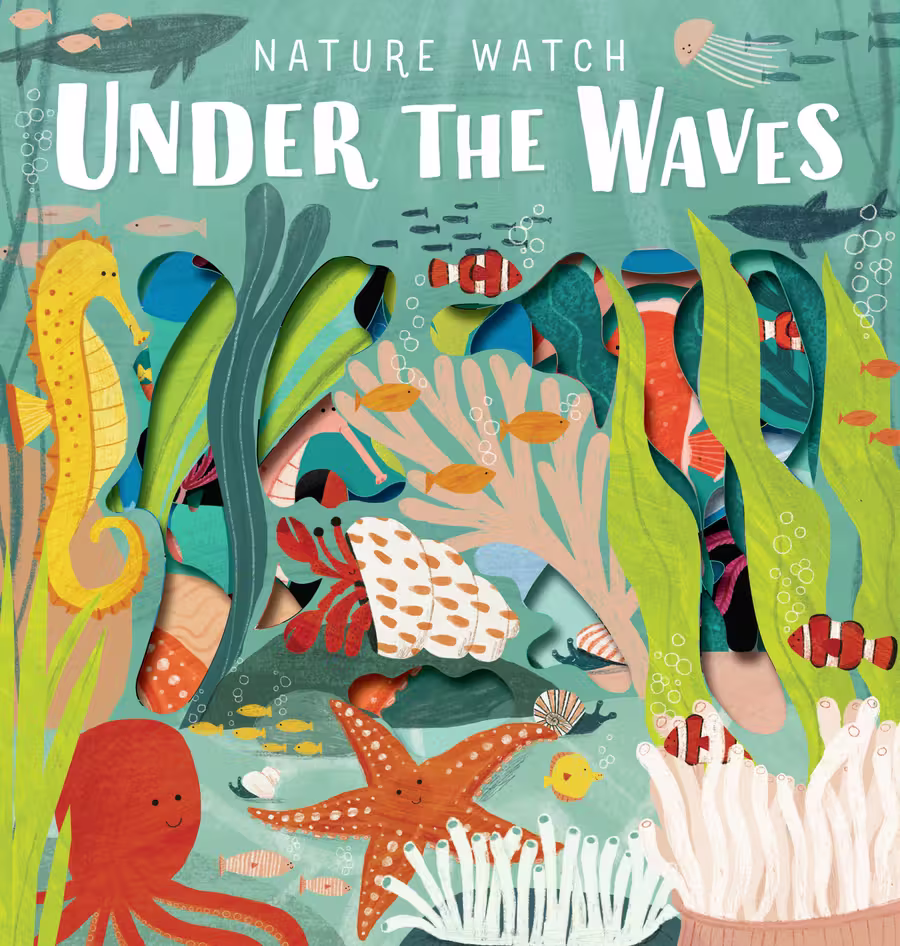 Nature Watch – novelty book series cover design by Victoria Vassiades