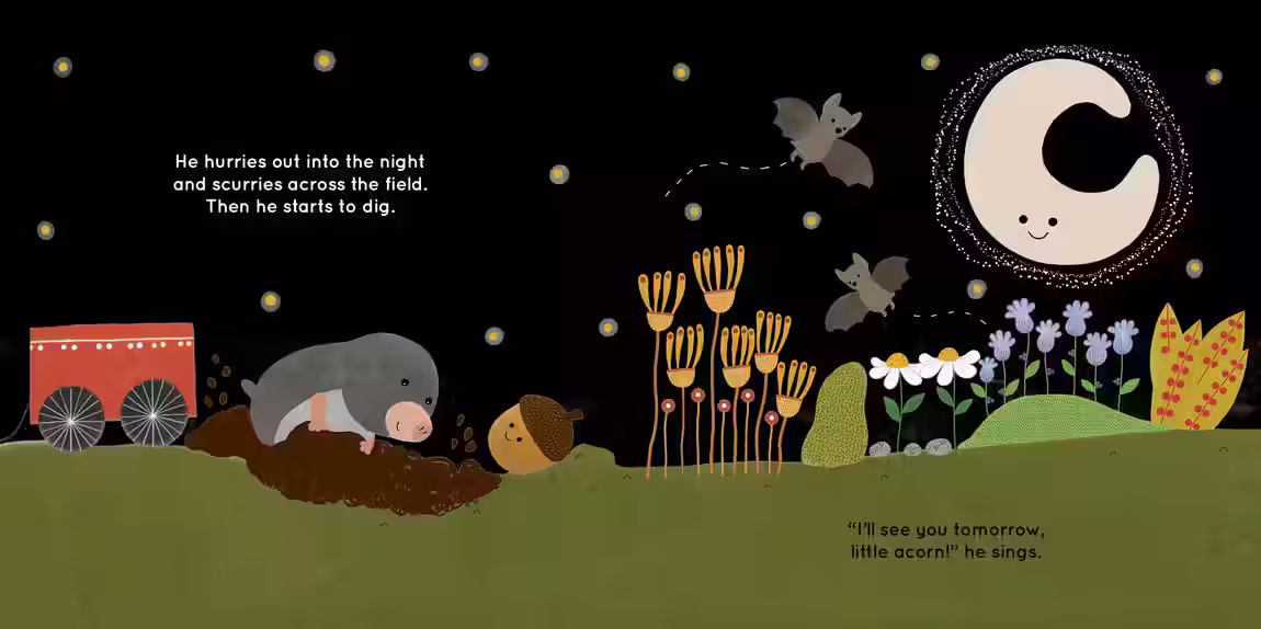 Muswell Mole and the Buried Treasure – picture book design by Victoria Vassiades, image 3 of 4