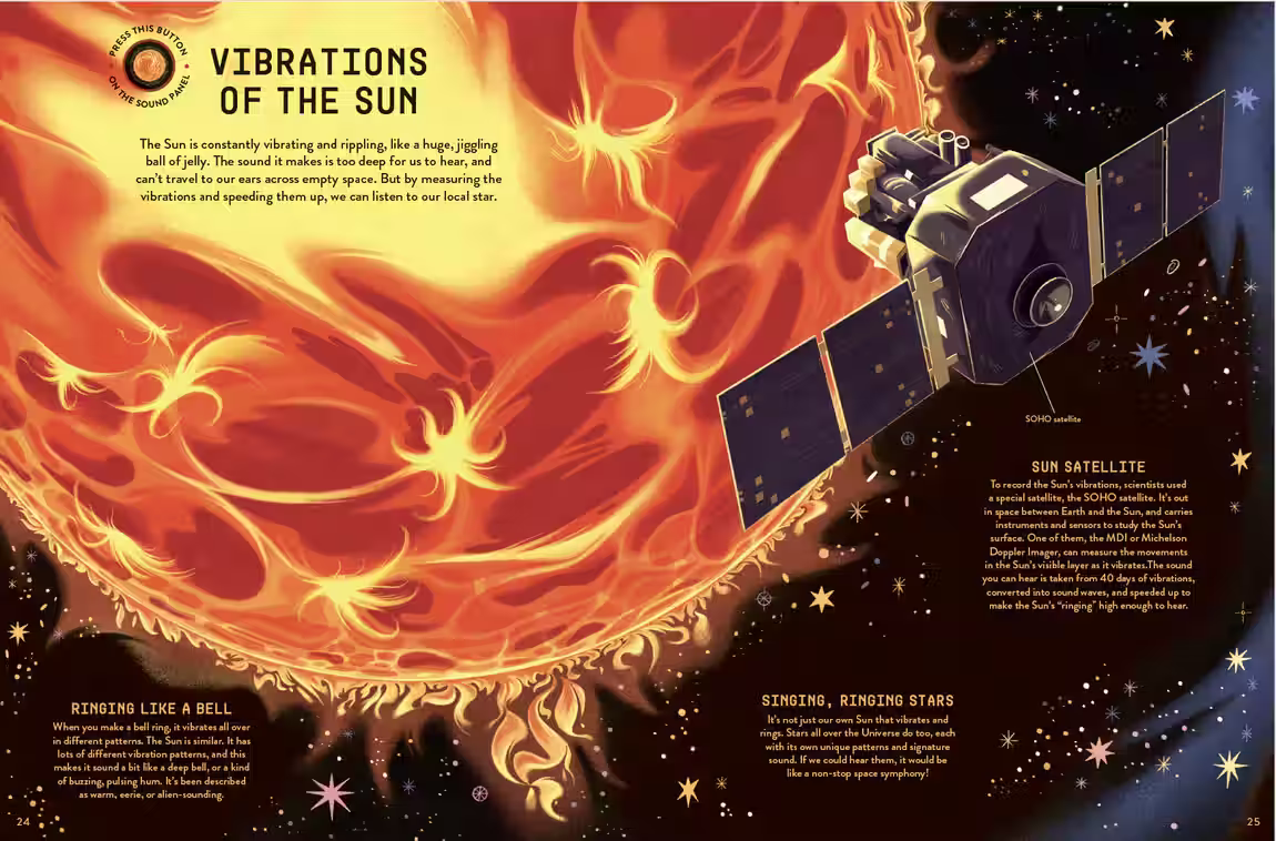 Sound Explorers – novelty book series, 2 titles design by Victoria Vassiades, image 6 of 10