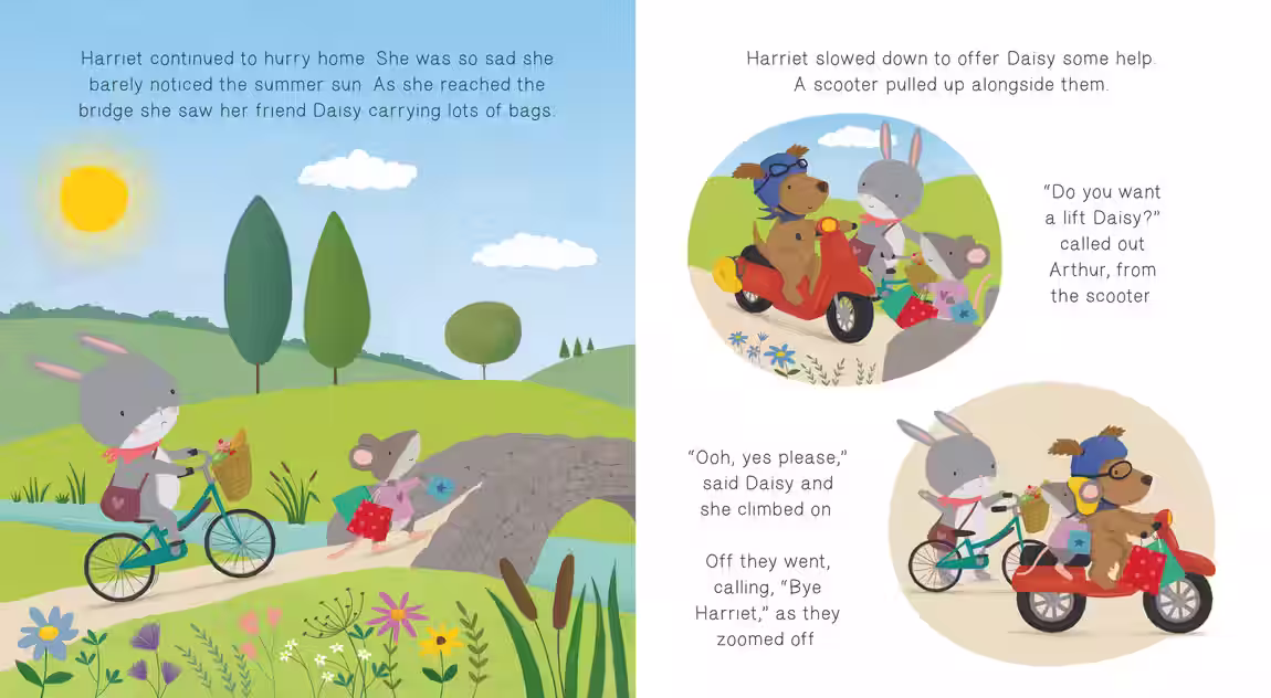 Hurry Home, Harriet – picture book design by Victoria Vassiades, image 3 of 4