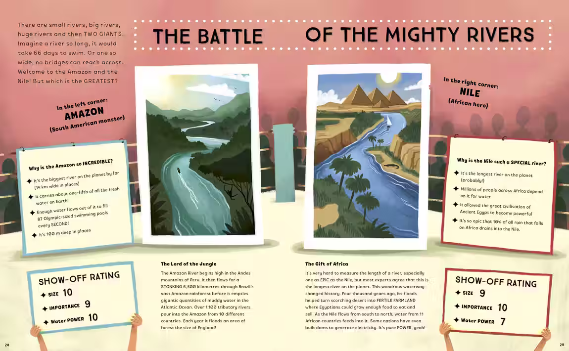 Earth's Biggest Show-Offs – non-fiction design by Victoria Vassiades, image 2 of 5
