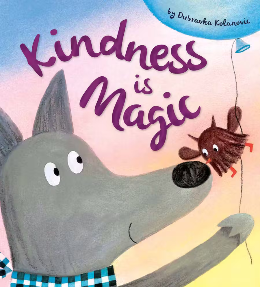Kindness is Magic – picture book cover design by Victoria Vassiades
