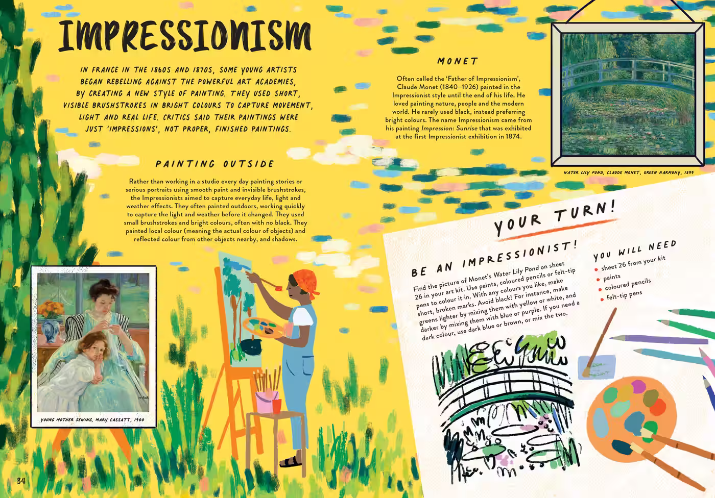Make Art – novelty book design by Victoria Vassiades, image 2 of 3