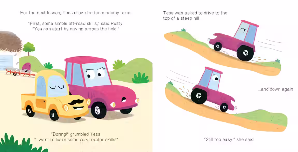 Whizzy Wheels Academy – board book series, 4 titles design by Victoria Vassiades, image 8 of 8