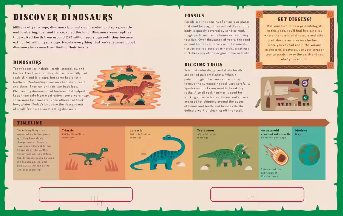 Dig and Discover – novelty book series design by Victoria Vassiades, image 10 of 12