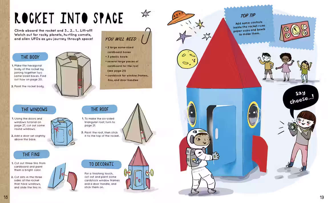 Cardboard Creations – non-fiction series design by Victoria Vassiades, image 3 of 6