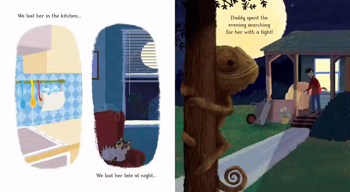 My Colourful Chameleon – picture book design by Victoria Vassiades, image 2 of 3