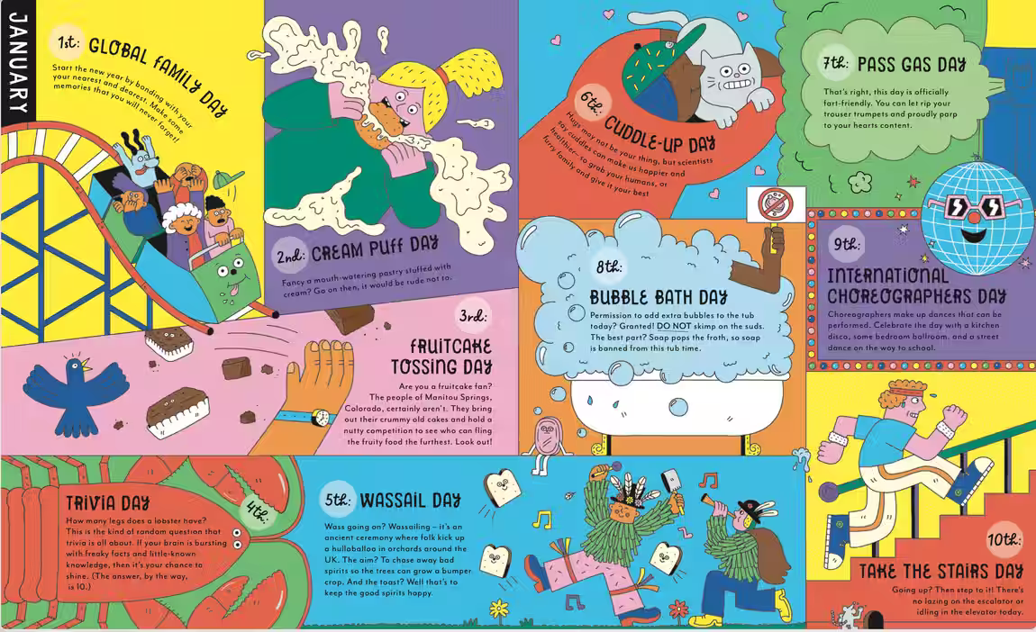 A Celebration for Every Day – non-fiction series, 3 titles design by Victoria Vassiades, image 4 of 4