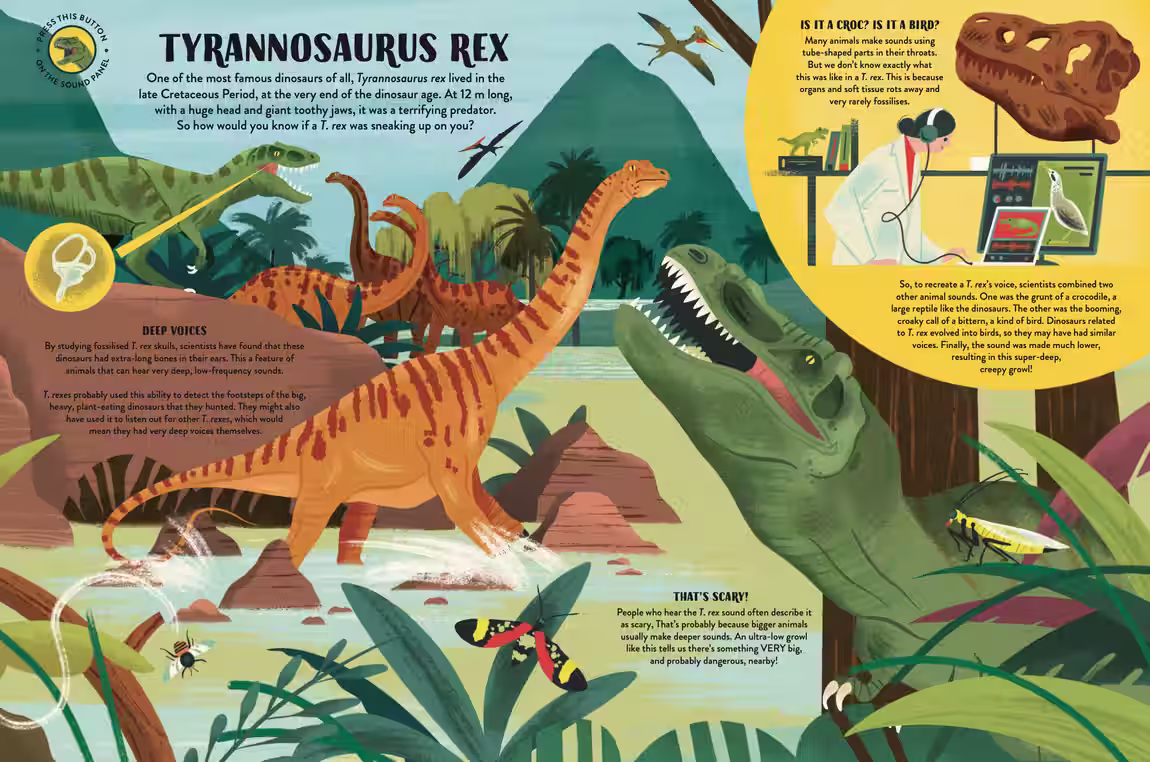 Sound Explorers – novelty book series, 2 titles design by Victoria Vassiades, image 9 of 10