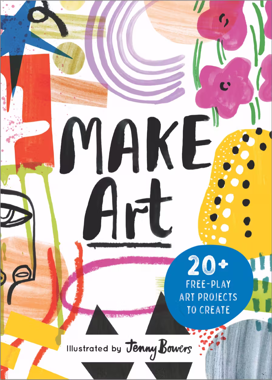 Make Art – novelty book cover design by Victoria Vassiades
