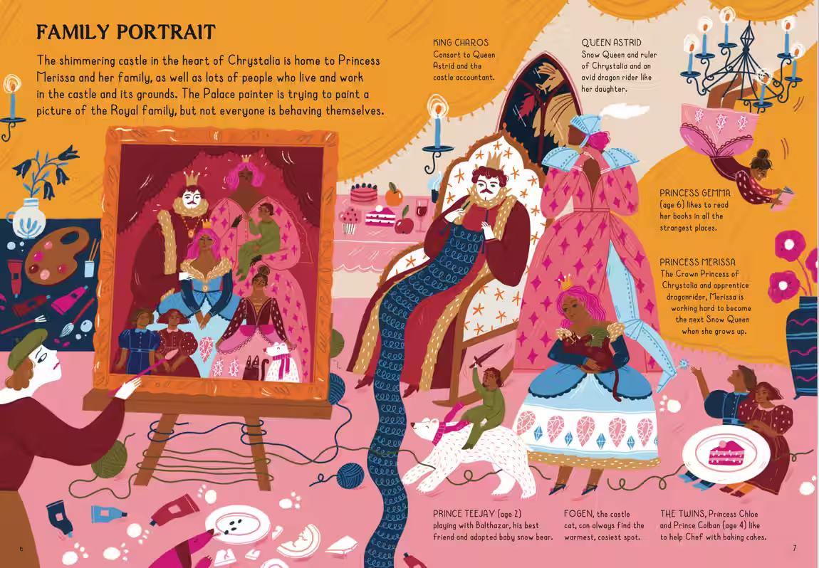 Princess Castle – novelty book design by Victoria Vassiades, image 2 of 4