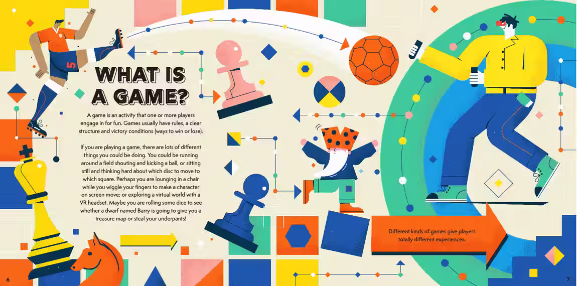 Board Game Designer and Chess Academy – novelty book series, 2 titles design by Victoria Vassiades, image 3 of 4