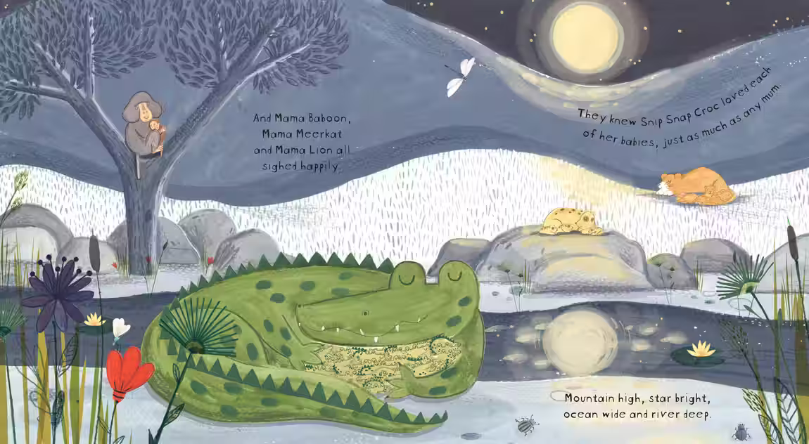 Snip Snap Croc – picture book design by Victoria Vassiades, image 3 of 3