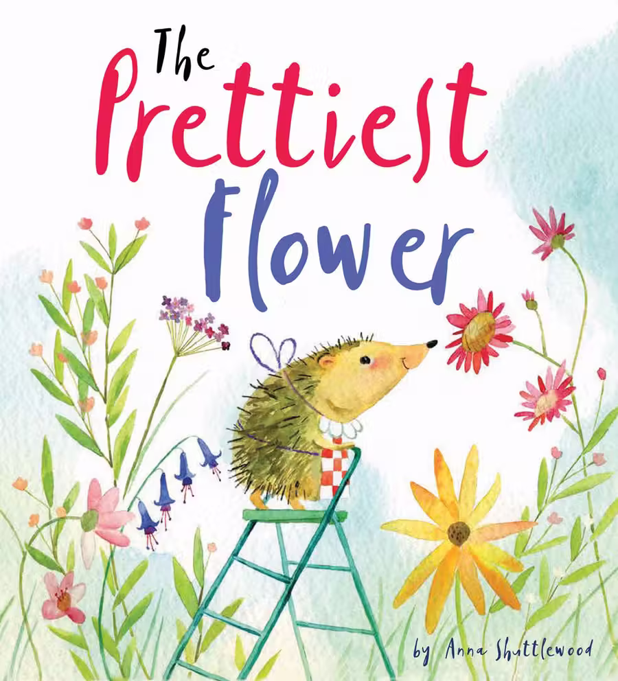 The Prettiest Flower – picture book cover design by Victoria Vassiades