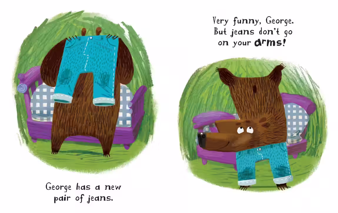 Underpants Don't Go on Your Head! – novelty book design by Victoria Vassiades, image 2 of 5