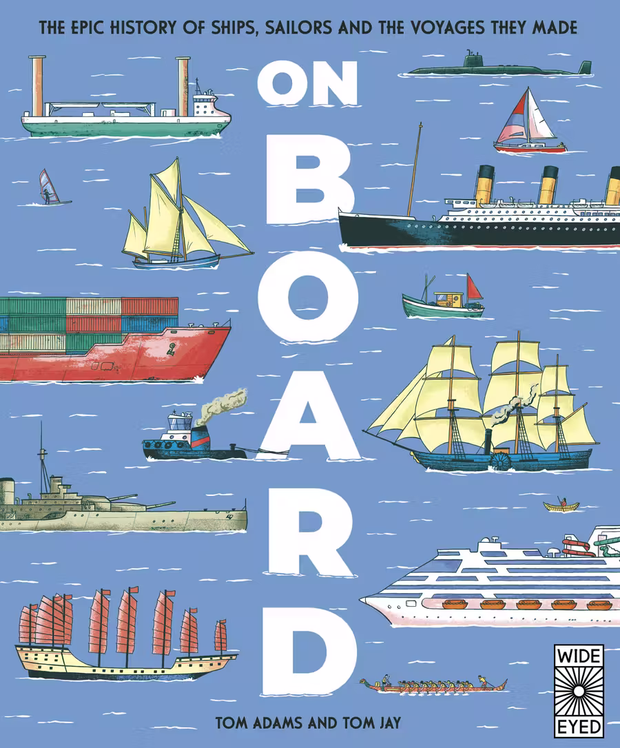 On Board – non-fiction cover design by Victoria Vassiades