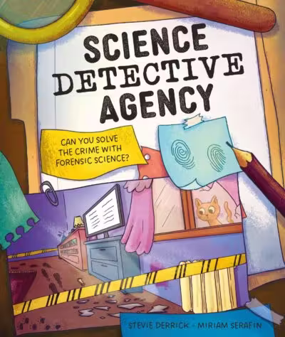 Science Detective Agency – non-fiction series, 3 titles cover design by Victoria Vassiades