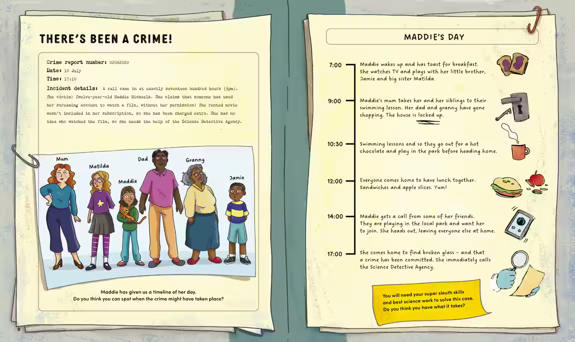 Science Detective Agency – non-fiction series, 3 titles design by Victoria Vassiades, image 6 of 12